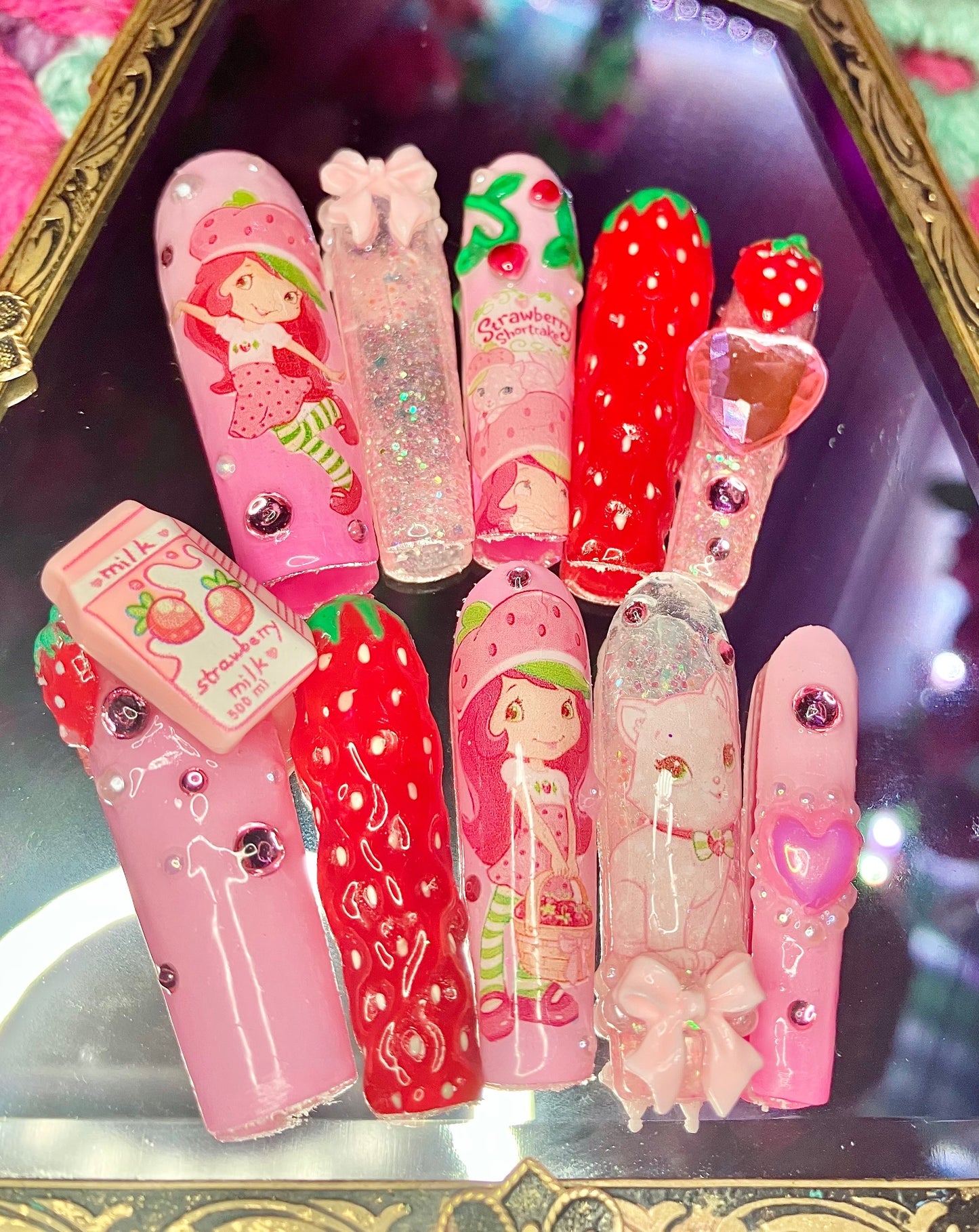 Strawberry Shortcake | Press On Nails