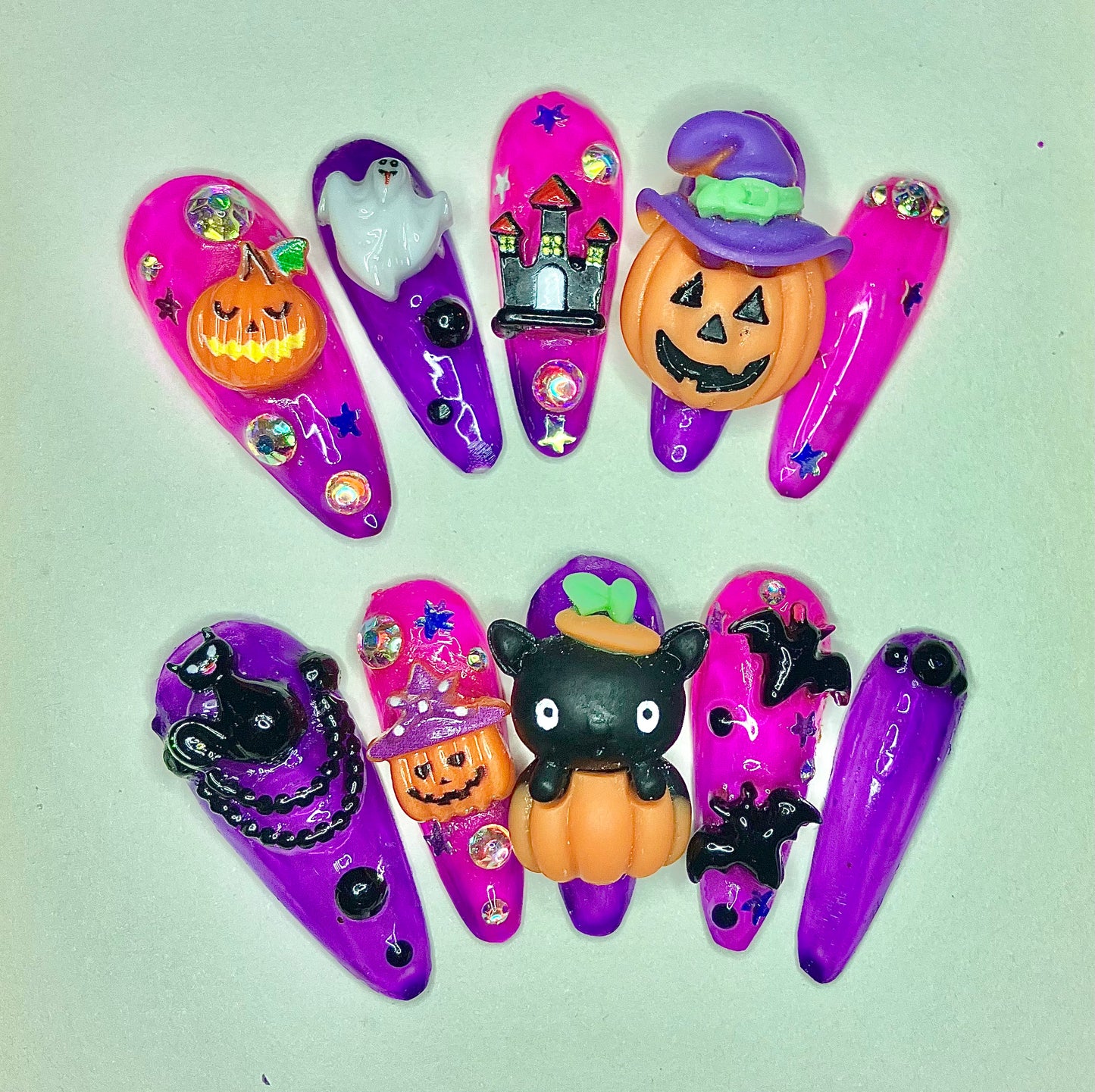 Halloween Jelly | Press On Nails