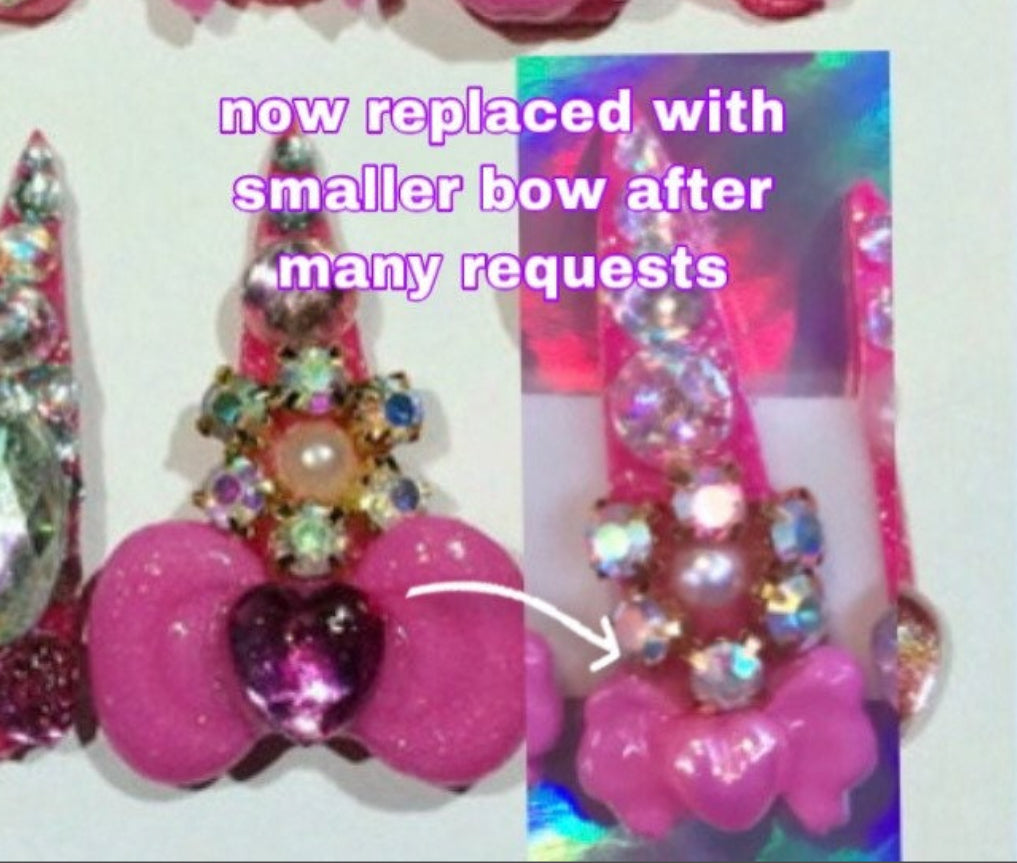 Sparkly Gyaru Baddie | Press On Nails