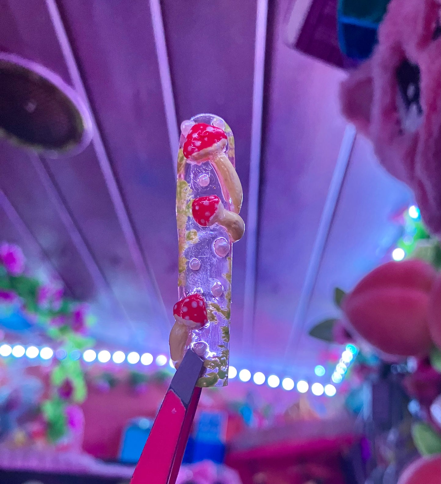 Fantasy 🧚🏽♀️fairy🧚🏽♀️ 🍄mushroom🍄| Press On Nails