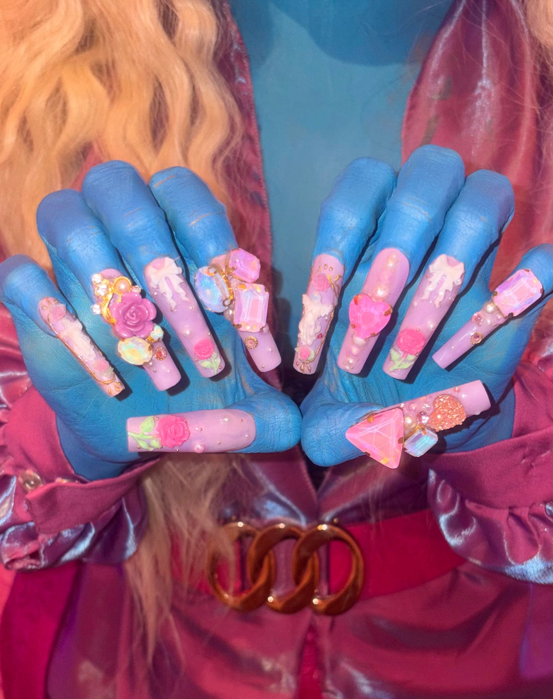 How I stick on my nails