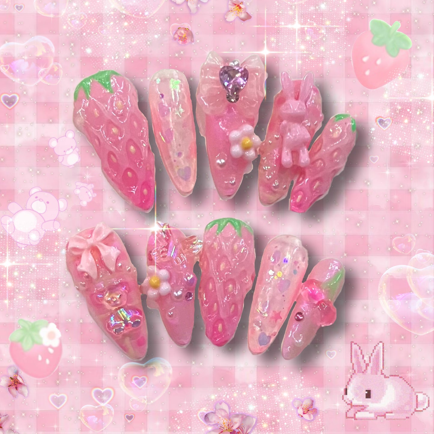 Dreamy Picnic | Press On Nails