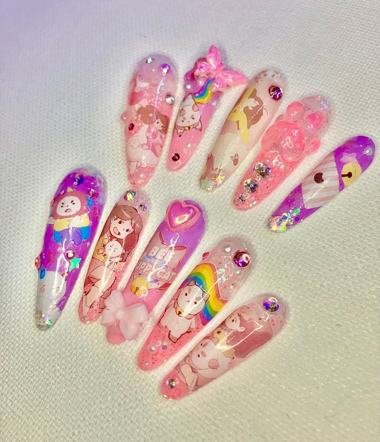 Bee and Puppycat| Press On Nails