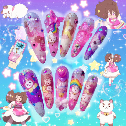 Bee and Puppycat| Press On Nails