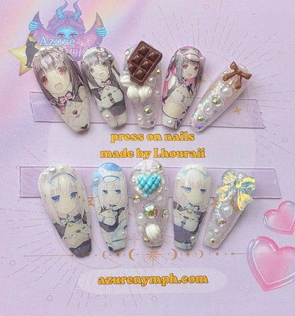 Chocola and Vanilla (ready to ship)