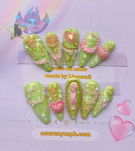 ✨Rococo Frills✨| Press On Nails