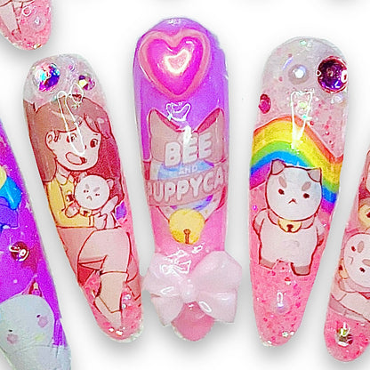 Bee and Puppycat| Press On Nails