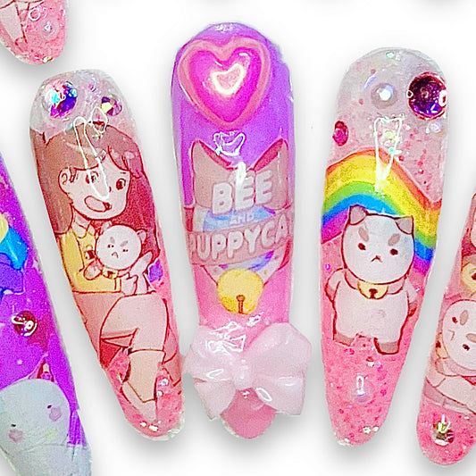 Bee and Puppycat| Press On Nails