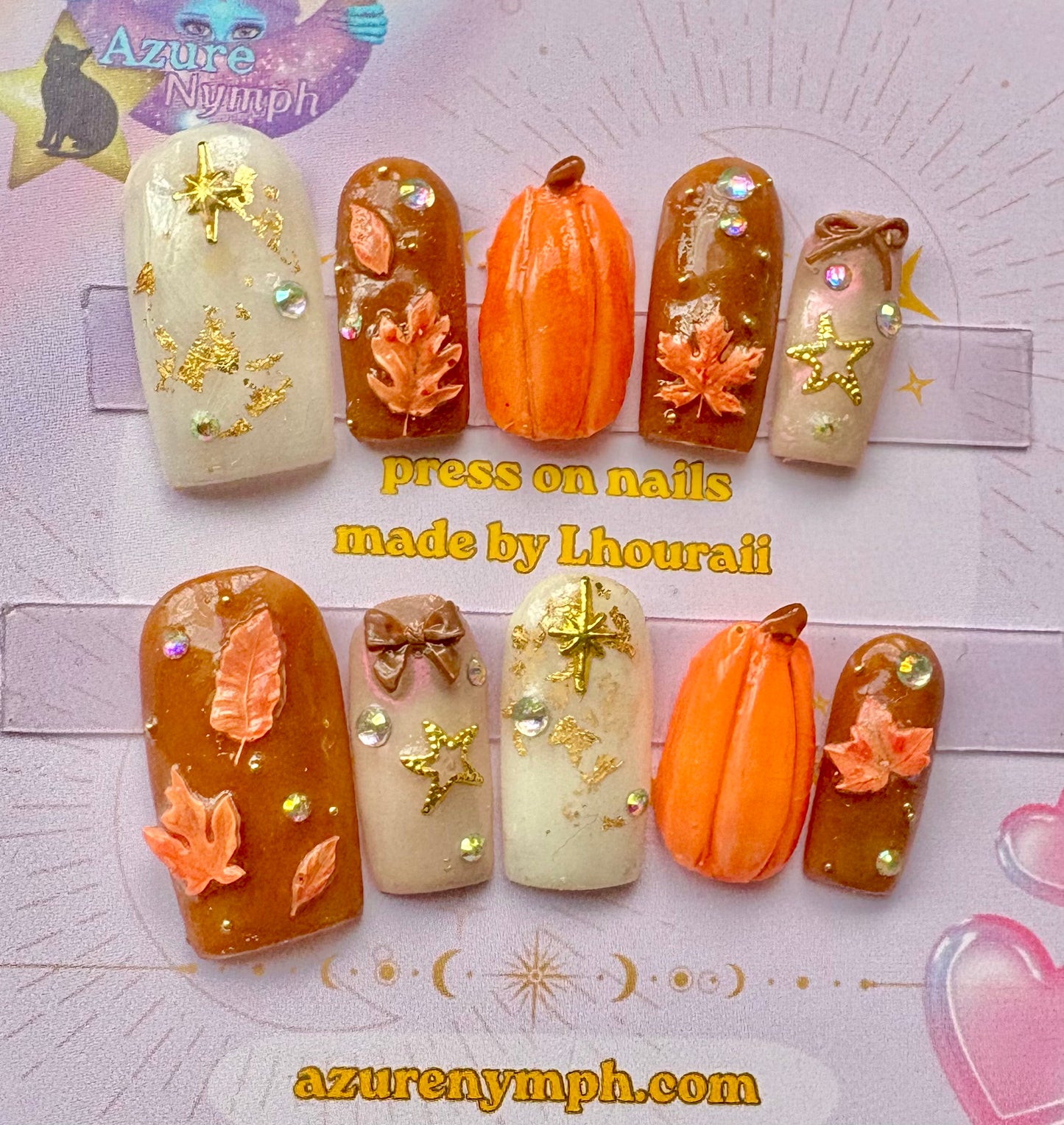 Autumn Pumpkin Patch | Press On Nails