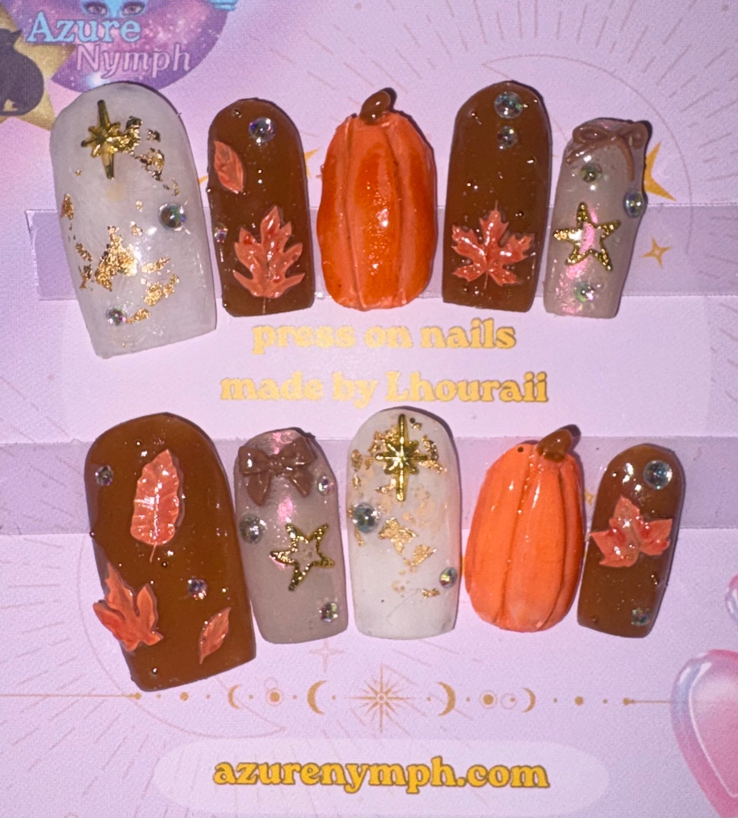 Autumn Pumpkin Patch | Press On Nails