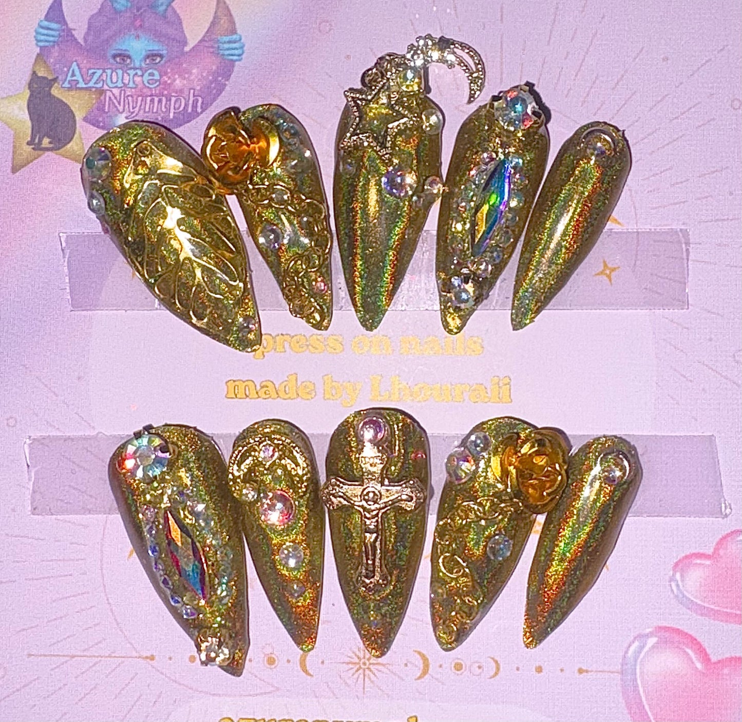 Golden goddess | Press On Nails