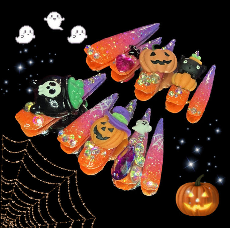 Halloween Kawaii  | Press On Nails