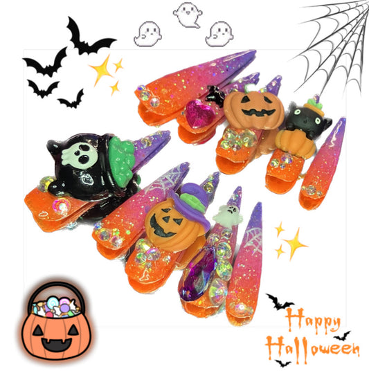 Halloween Kawaii  | Press On Nails