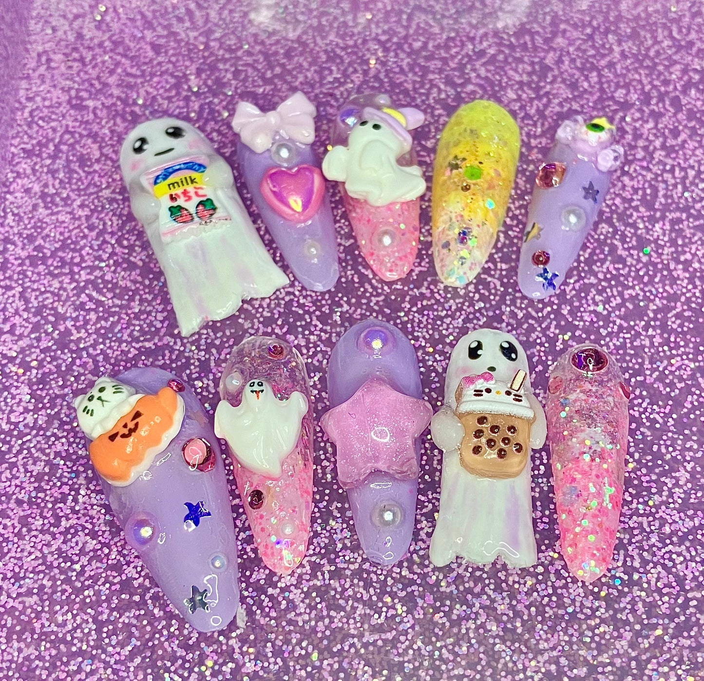 Kawaii Halloween! | Press On Nails