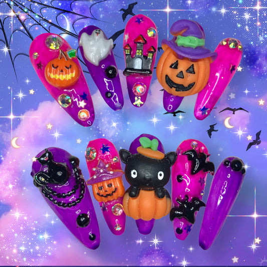 Halloween Jelly | Press On Nails