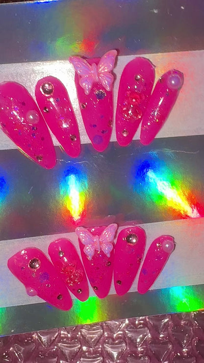 Pink! | Press On Nails