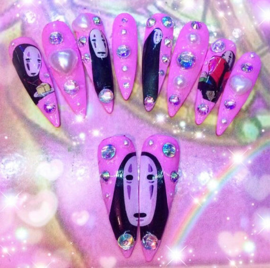 Faceless Anime | Press On Nails