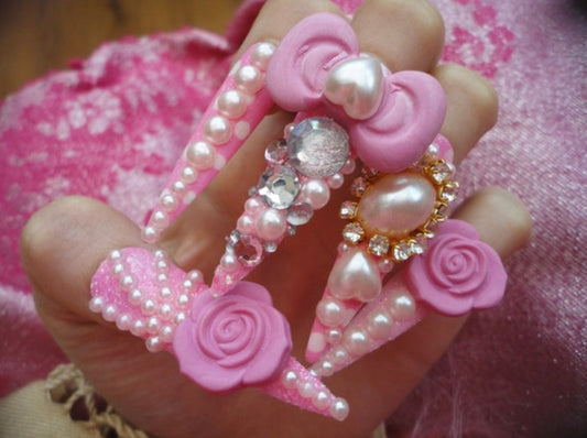 Kawaii Himegyaru Deco | Press On Nails